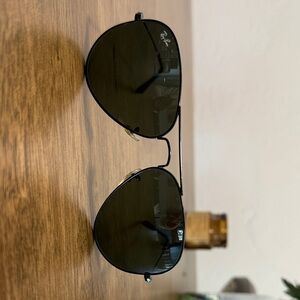 Ray-Ban Dark Lens Aviator Sunglasses
